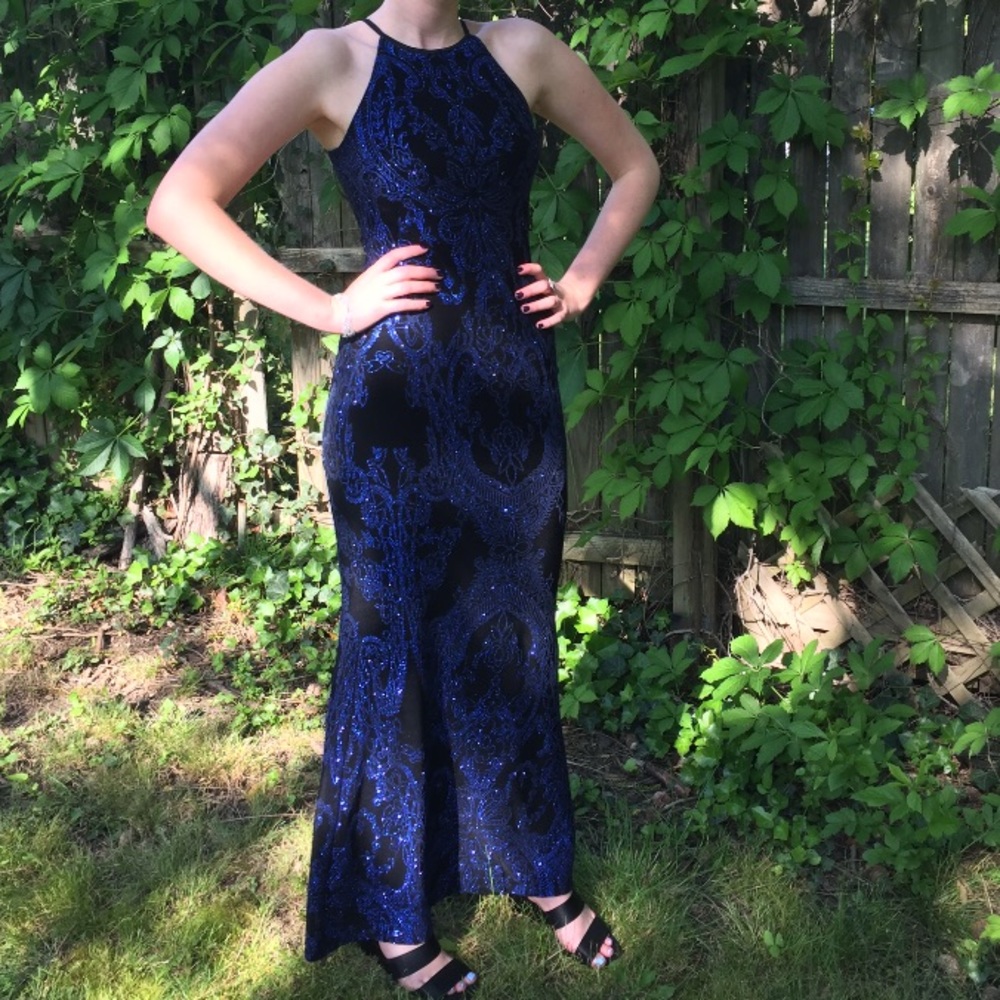 Jump Apparel chandelier prom/formal dress